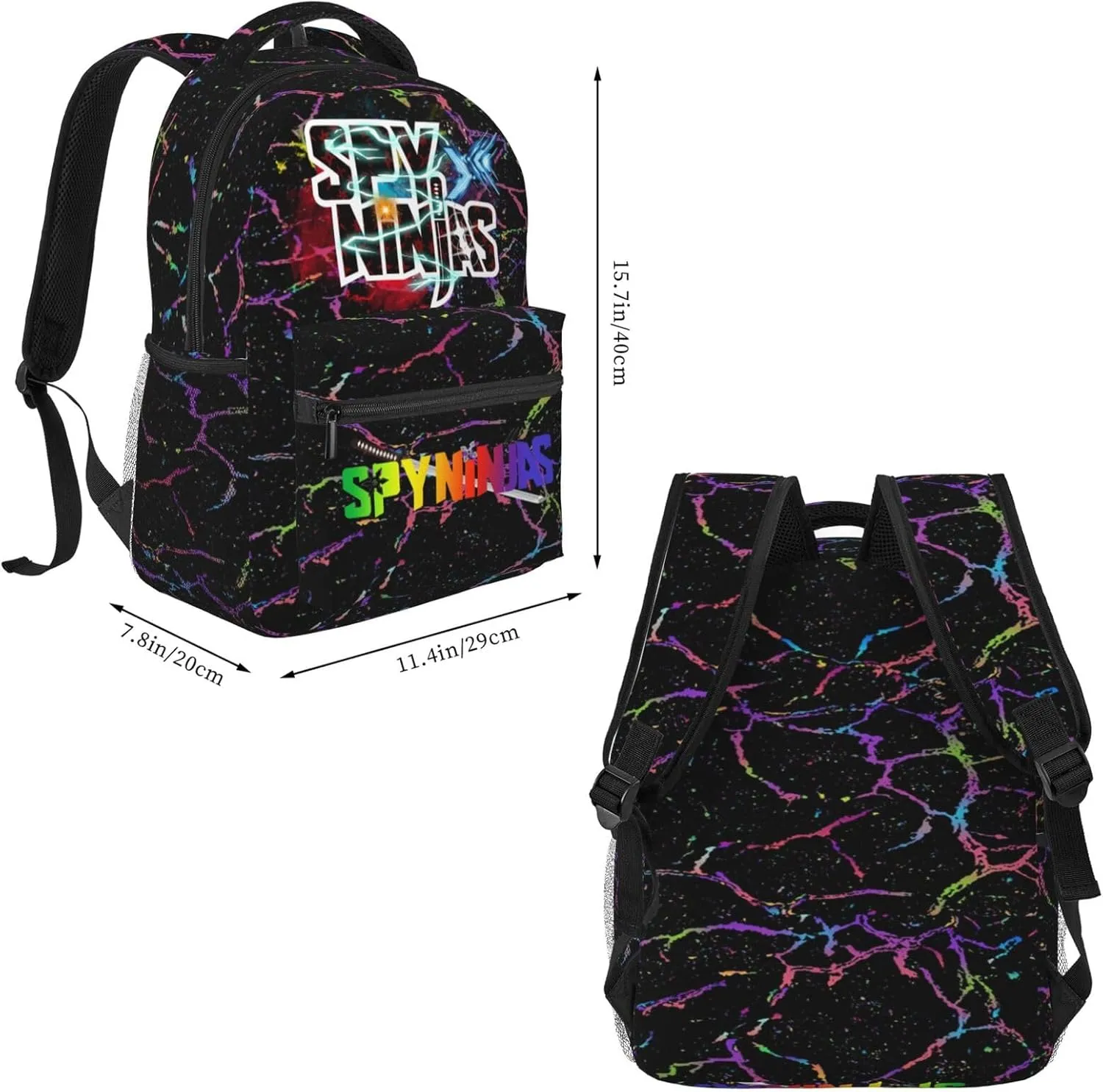 Lightweight Classic Large Capacity Backpack Multifunctional 2 Piece Set Daypack For Adult