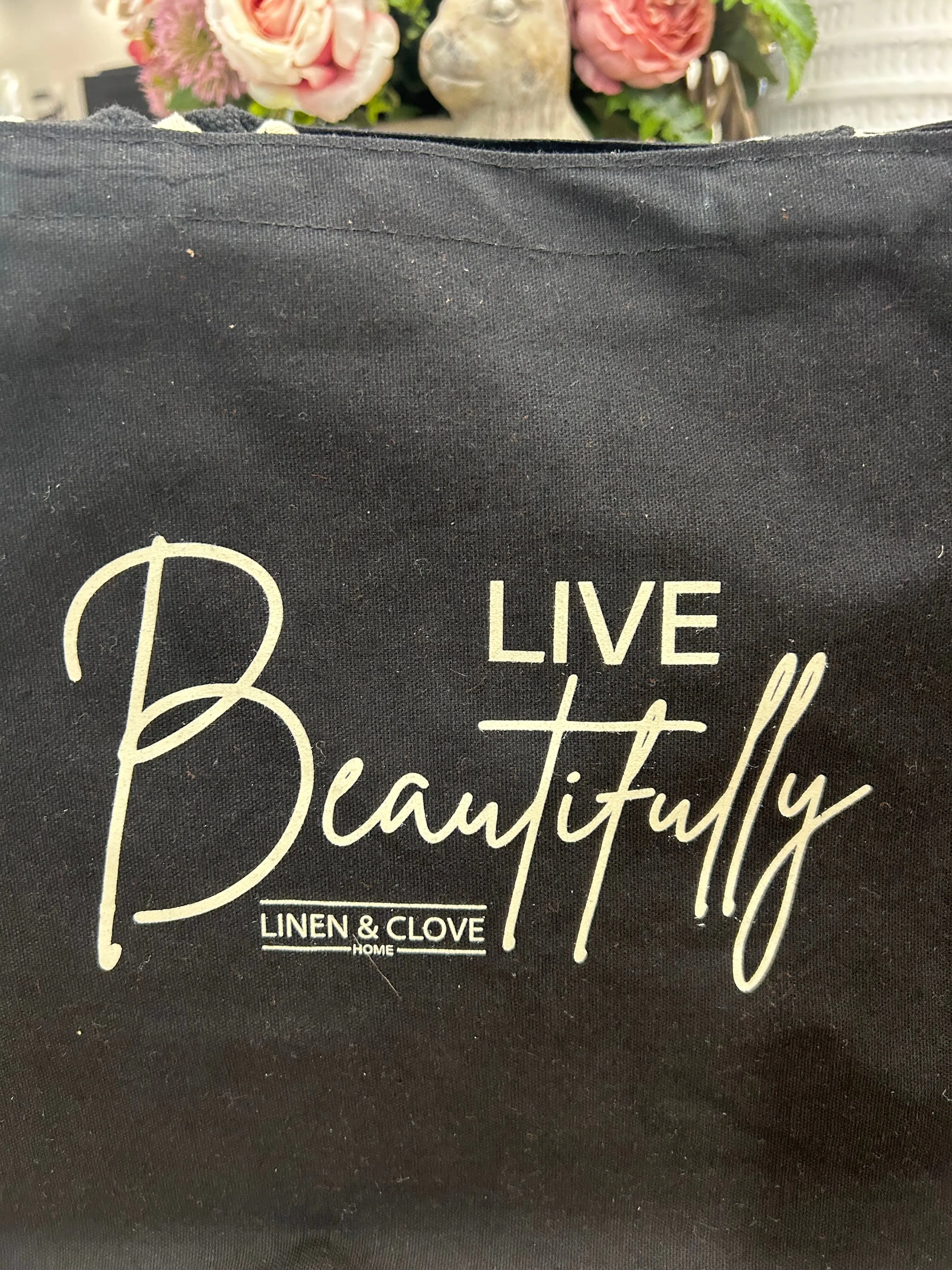 Linen & Clove Black Tote