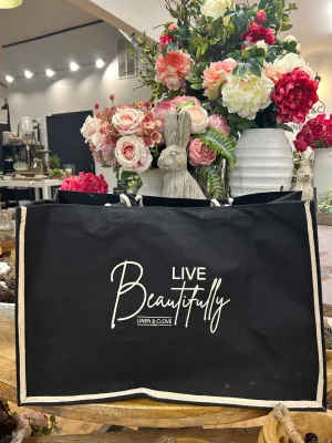 Linen & Clove Black Tote