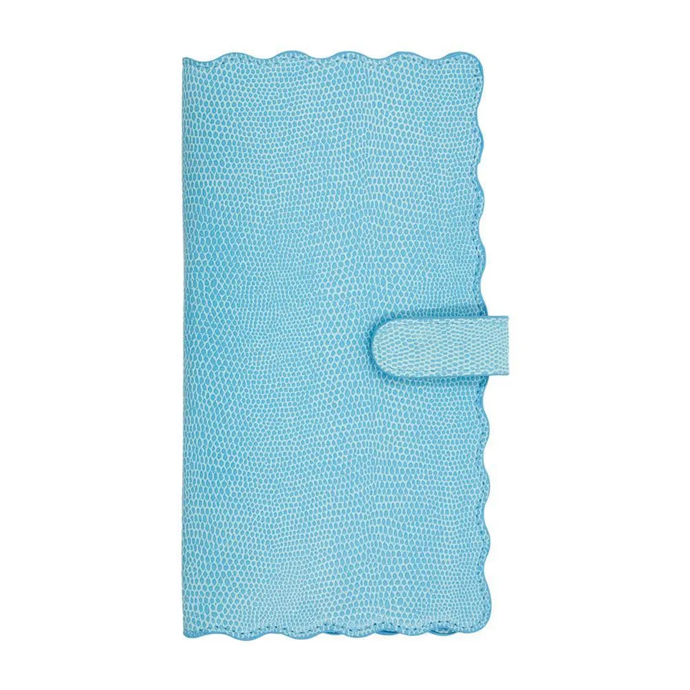 Lizard Scallop Travel Wallet