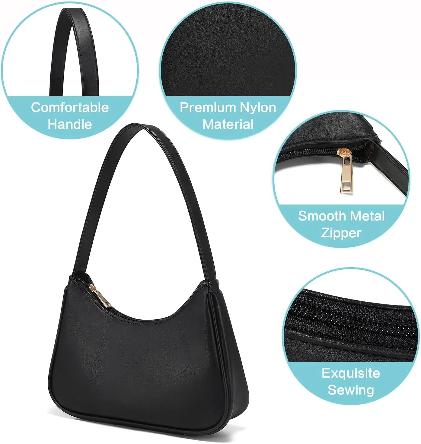 Loiral Small Purse for Women, Retro Classic Tote HandBag Shoulder Bags Clutch Purse