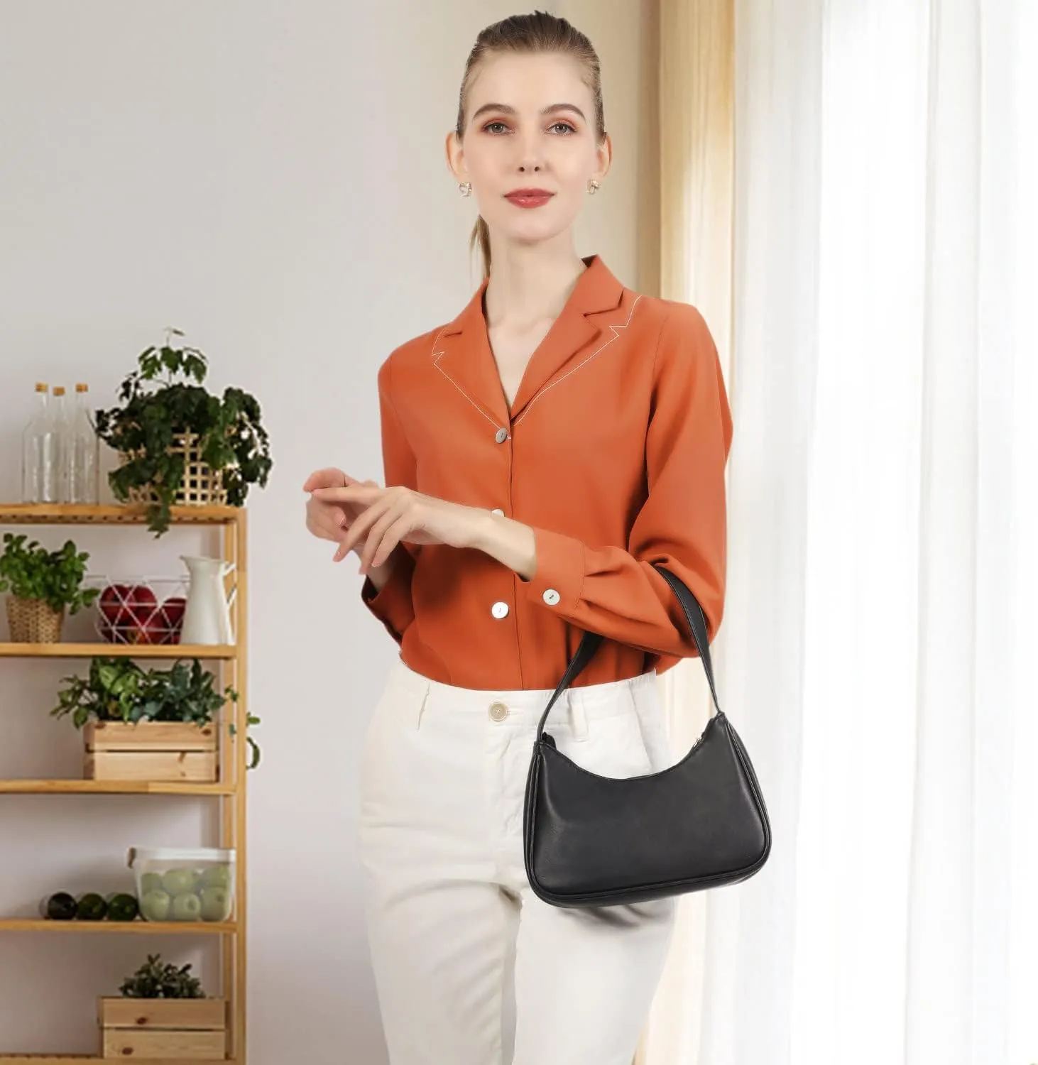 Loiral Small Purse for Women, Retro Classic Tote HandBag Shoulder Bags Clutch Purse