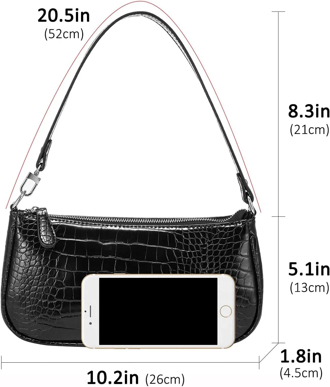 Loiral Small Purse for Women, Retro Classic Tote HandBag Shoulder Bags Clutch Purse