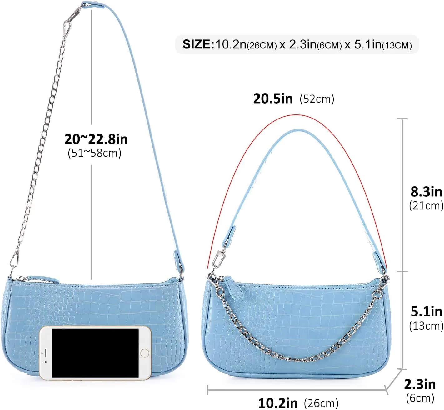 Loiral Small Purse for Women, Retro Classic Tote HandBag Shoulder Bags Clutch Purse