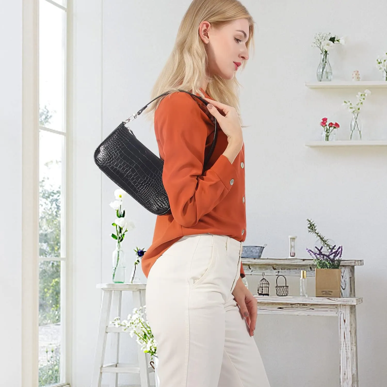 Loiral Small Purse for Women, Retro Classic Tote HandBag Shoulder Bags Clutch Purse