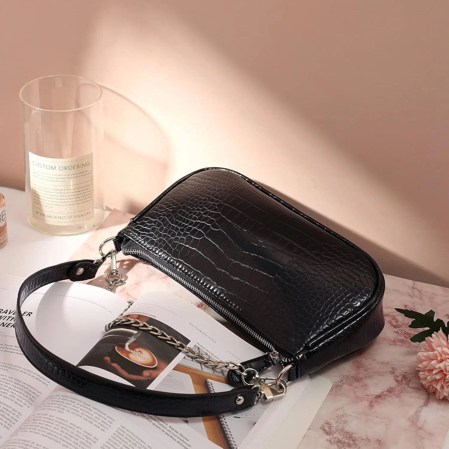 Loiral Small Purse for Women, Retro Classic Tote HandBag Shoulder Bags Clutch Purse