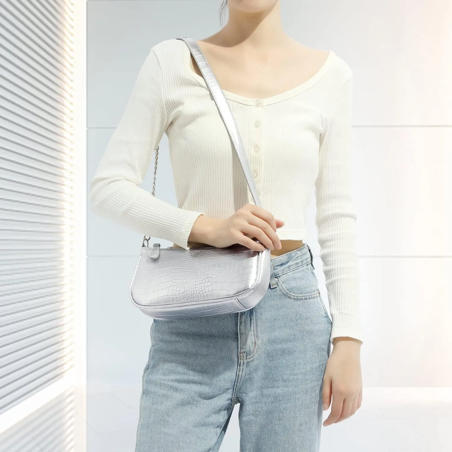 Loiral Small Purse for Women, Retro Classic Tote HandBag Shoulder Bags Clutch Purse