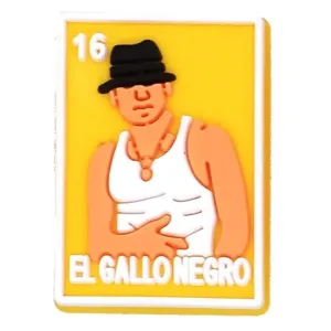Loteria EL GALLO NEGRO shoe charm BC