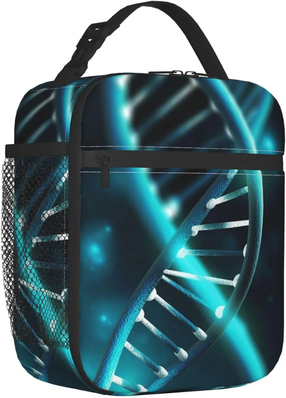 Lunch Bag Lunch Box For Women Men Reusable Insulated Lunch Tote Bag Science Gene Strand Leakproof Cooler Bag Portable Cooler Lunch Container For Picnic Travel