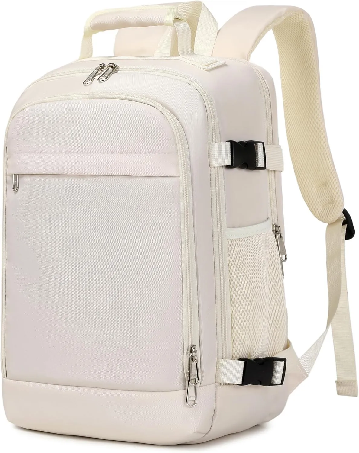 LXYGD Backpack For Women,Laptop Backpacks 15.6 Inch Anti Theft Work College Bookbag Water Resistant Carry On Back pack Travel Backpacks Large Capacity Casual Daypack (Beige)