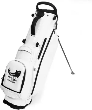 Lychee Peel(PU) Golf Stand Bag, Lightweight with Dual Strap System, 5-Way Club Divider System