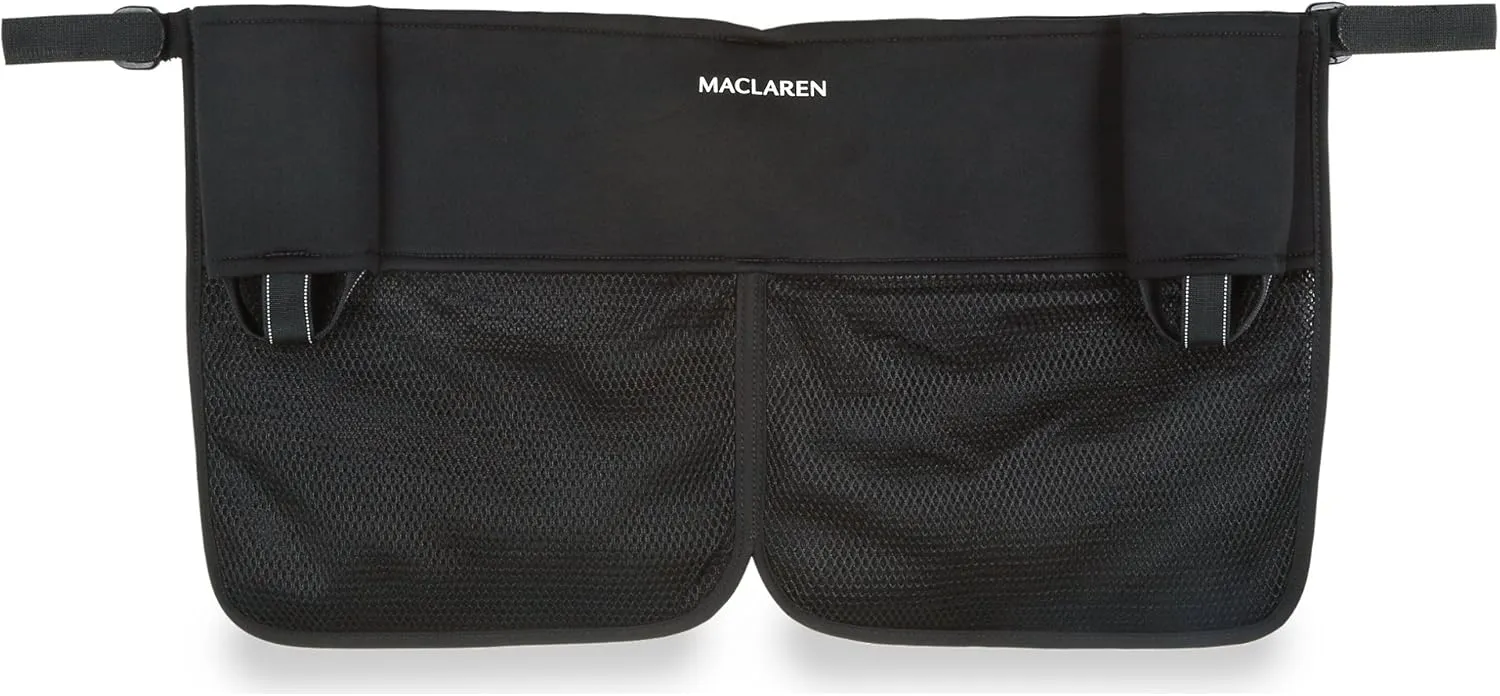 Maclaren Universal Organizer Twin One Size Black Stroller Organizer
