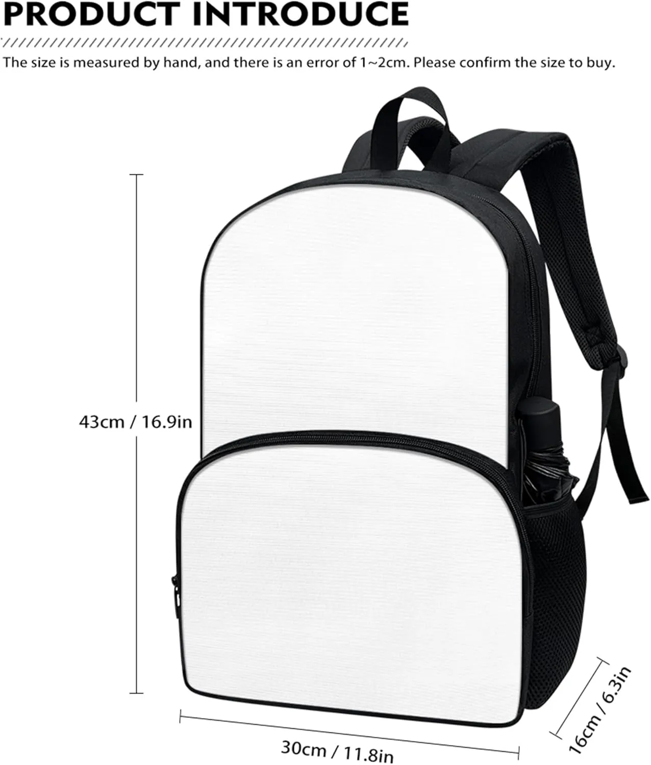 Magic African Girl Backpack Elementary School Bookbag with Lunch Box,Large Middle School Bag 5th Grade/ 6th Grade,Teen Kids Book Bag Colleage Student Lunch Bag Pencil Case Set 3 in 1