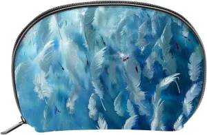 Makeup Bag Organizer,Cosmetic Bags for Women,Christmas Snowmen Winter Snow,Small Makeup Pouch