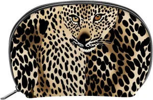 Makeup Bag Organizer,Cosmetic Bags for Women,Classic Leopard Print,Small Makeup Pouch