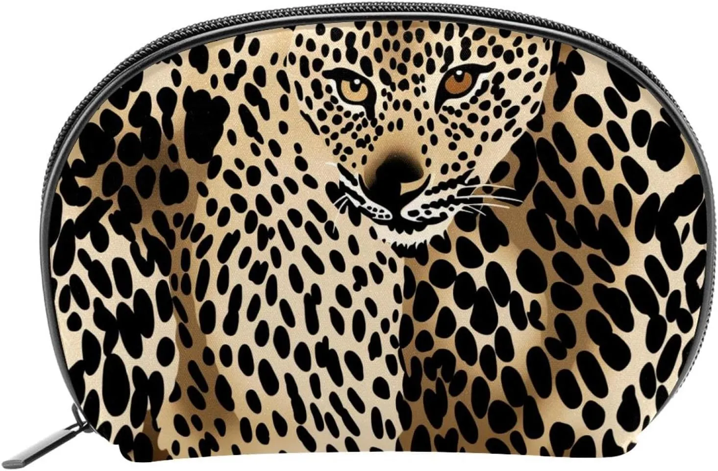 Makeup Bag Organizer,Cosmetic Bags for Women,Classic Leopard Print,Small Makeup Pouch