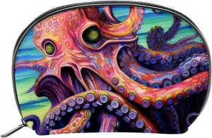 Makeup Bag Organizer,Cosmetic Bags for Women,Devilfish in the Oceans Printed,Small Makeup Pouch