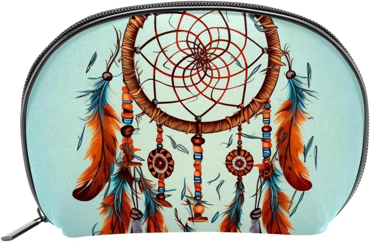 Makeup Bag Organizer,Cosmetic Bags for Women,Dreamcatcher Ethnic Style,Small Makeup Pouch