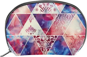 Makeup Bag Organizer,Cosmetic Bags for Women,Ethnic Flower Mandala Vintage,Small Makeup Pouch