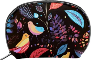 Makeup Bag Organizer,Cosmetic Bags for Women,Flower Plant Leaves,Small Makeup Pouch