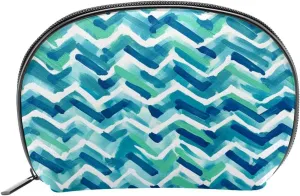 Makeup Bag Organizer,Cosmetic Bags for Women,Wave Graphics Line Texture,Small Makeup Pouch