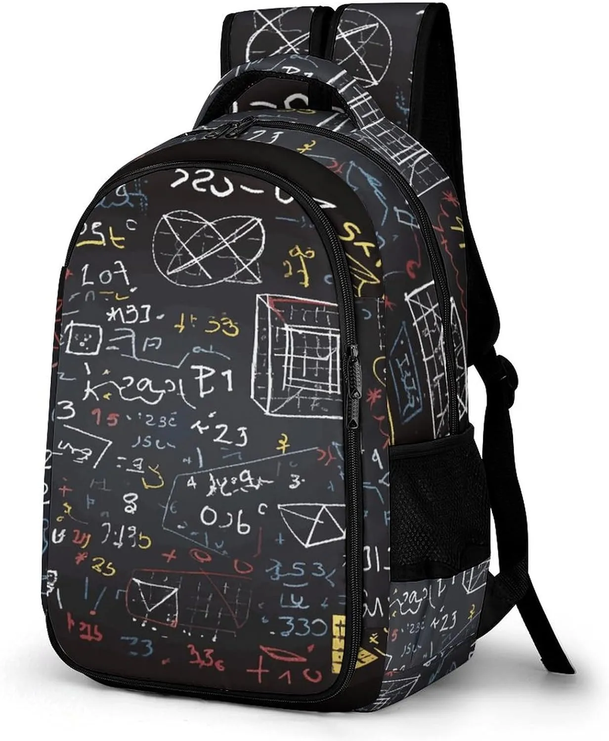 Mathematics And Physics Travel Backpack Adjustable Computer Bag Casual Travel Daypack Satchel Backpack Unisex