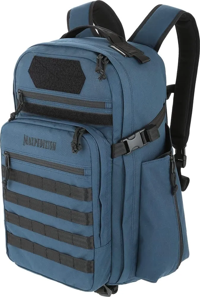 MAXPEDITION HAVYK 1, Tactical Backpack, Dark Blue, Medium (2121DB)