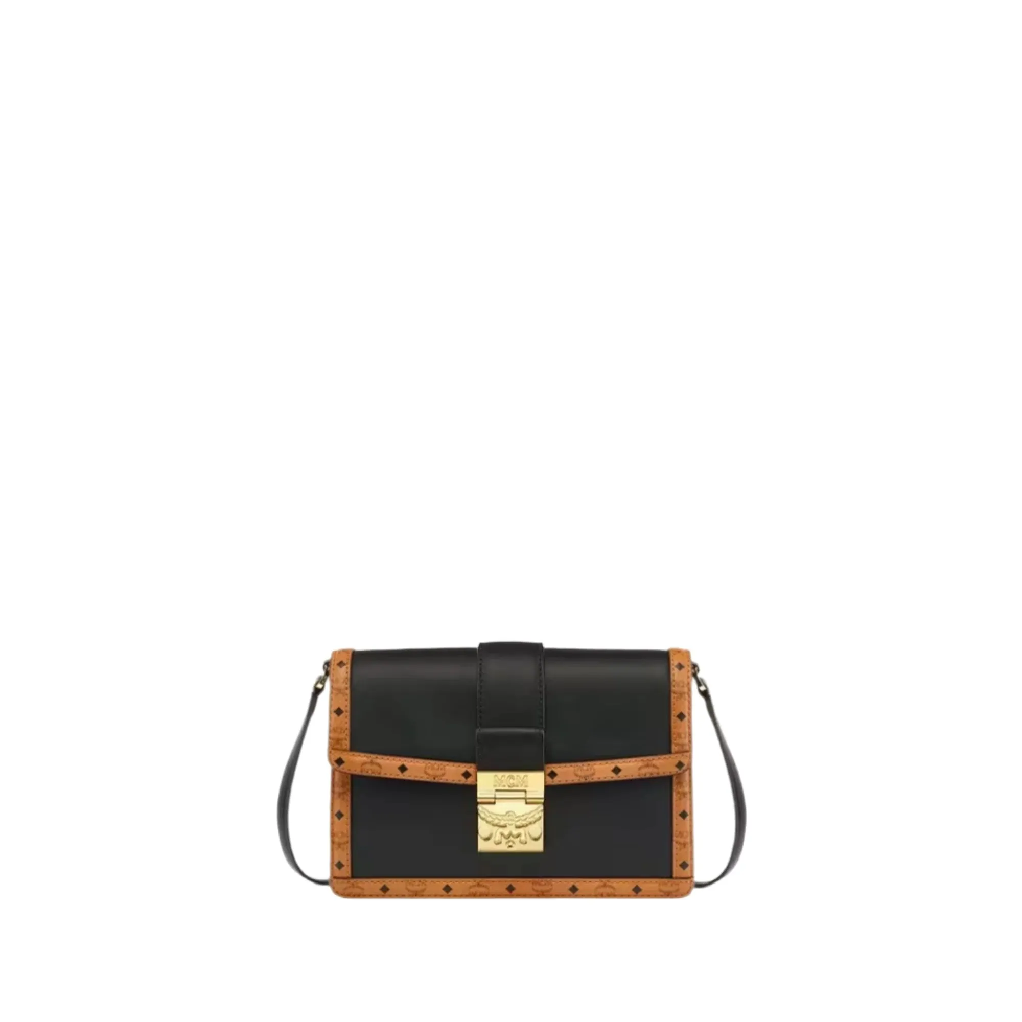 MCM Women's Tracy Shoulder Bag in Leather Visetos Mix