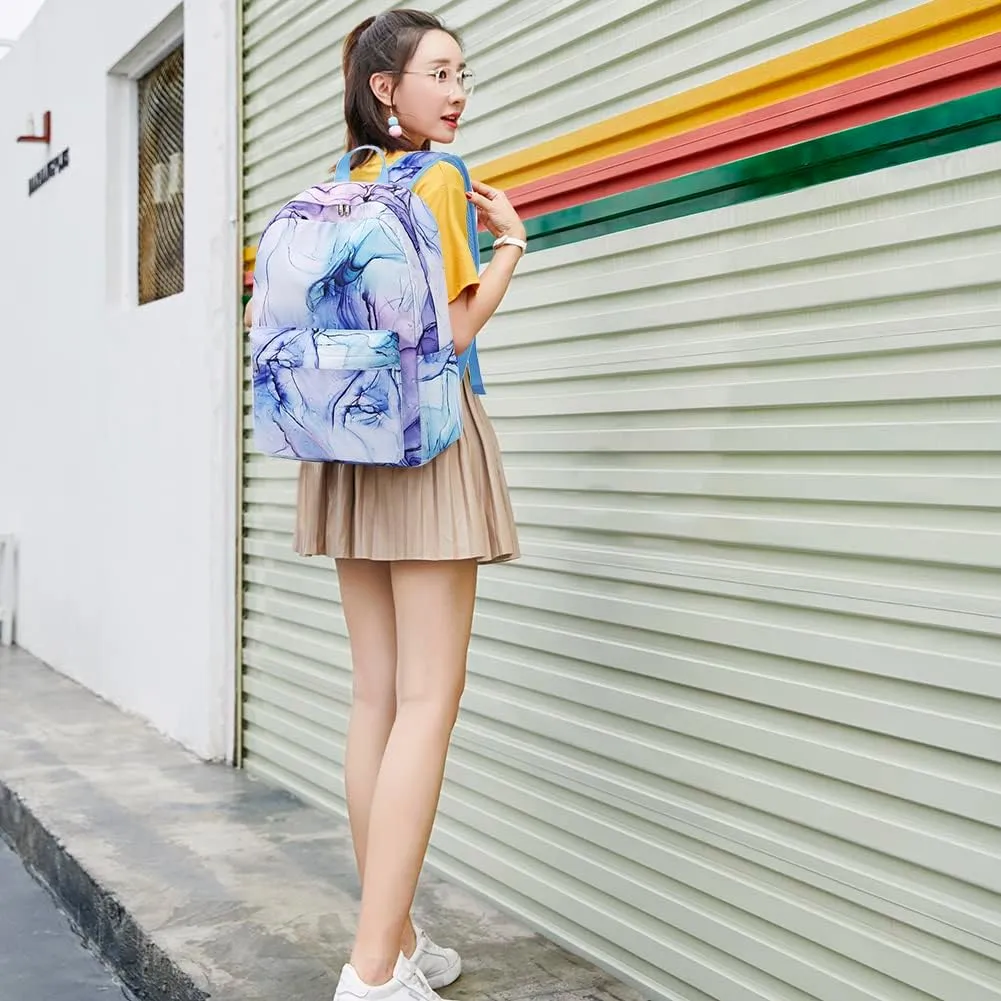 Meisohua School Backpack for Teens Girls Boys Backpack for Elementary Middle School Bookbag for Kids Backpack Lunch Bag Set