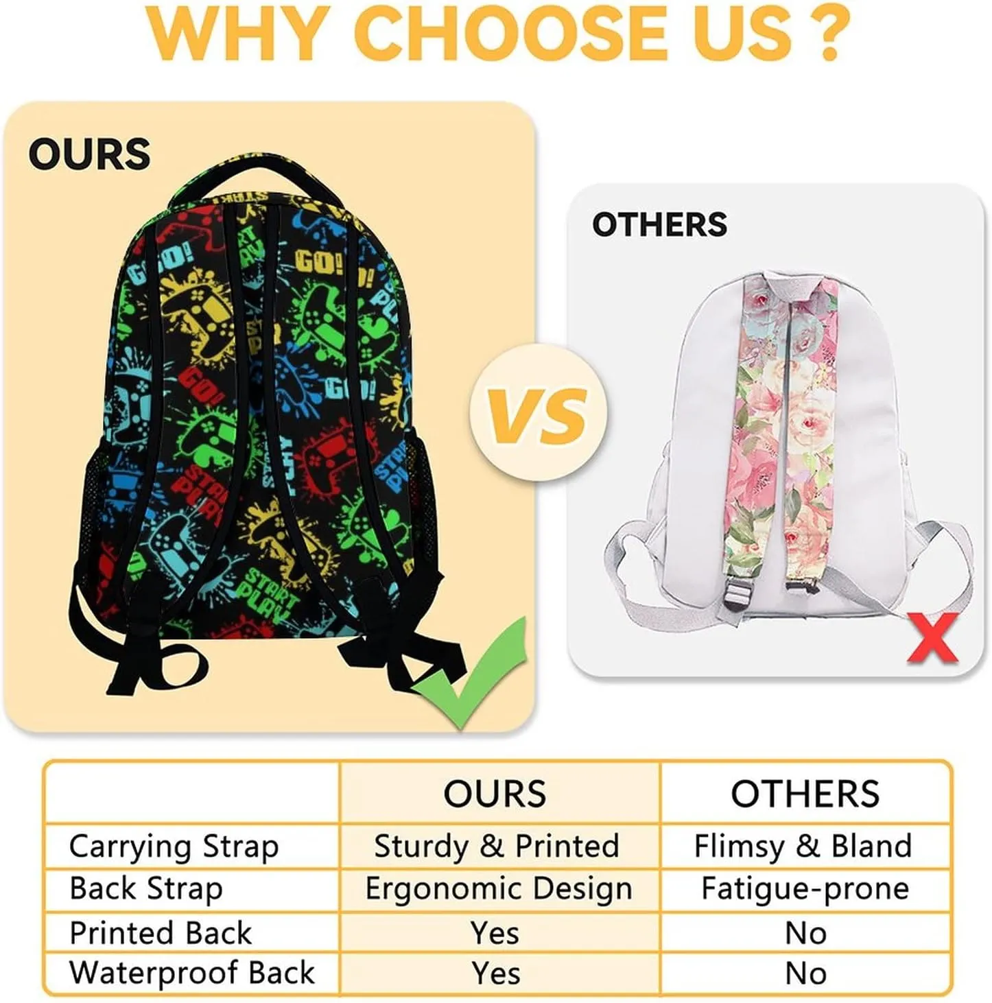 Mercuryelf Backpack and Lunch Box Set - 17 Inch Boys Gaming Bookbag with Lunch Bag and Pencil for Primary Middle - Cute 3 in 1 Gamer Backpacks Set