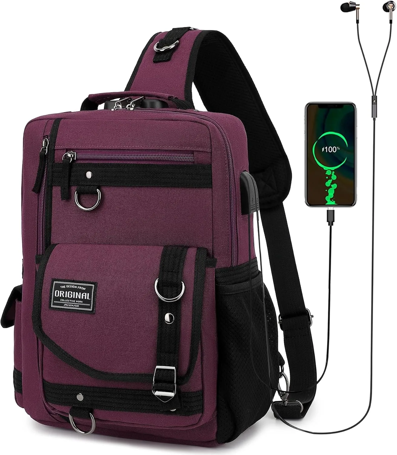 Messenger Bag Outdoor Cross Body Bag Sling Bag Shoulder Bag