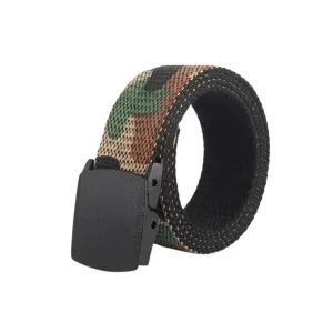 Metal-Buckled Tactical Belt for Travel and Pants