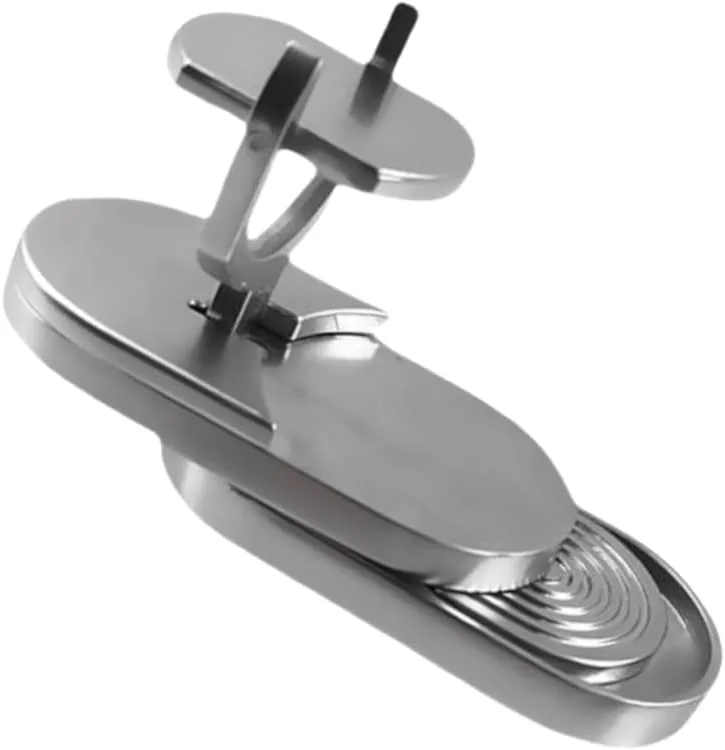 Metal Fidget Slider Toy for Adults Anxiety Relief & Silent Office Desk Toy Durable Stress Reducer Anxiety EDC Haptic Slider Multiple Ways Play Finger Push Spin Coins Decompression Toys