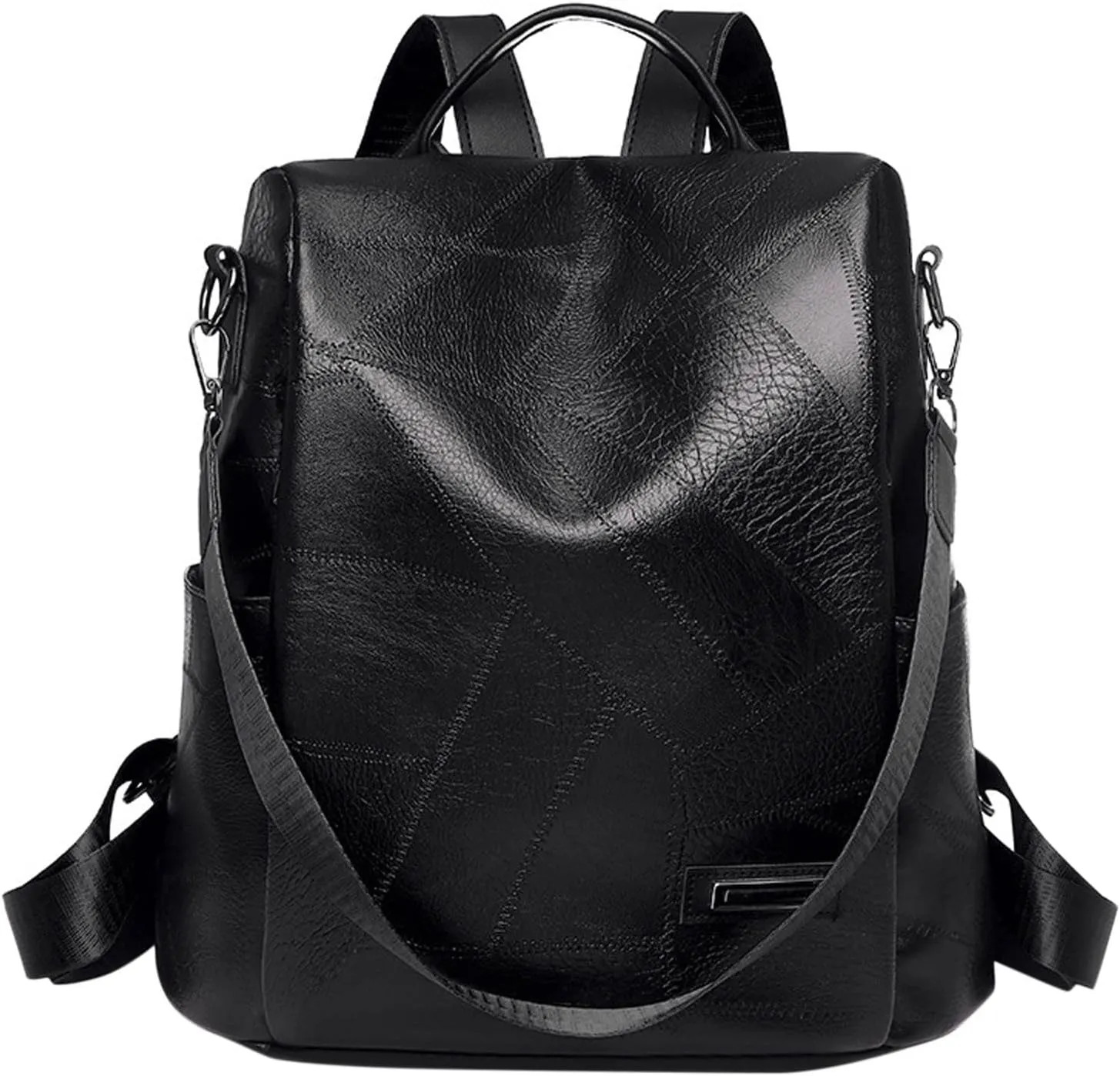 Mini Backpack Purse for Women Transparent Practical Large Capacity Zipper Backpacks Zipper Animal Print Rucksack