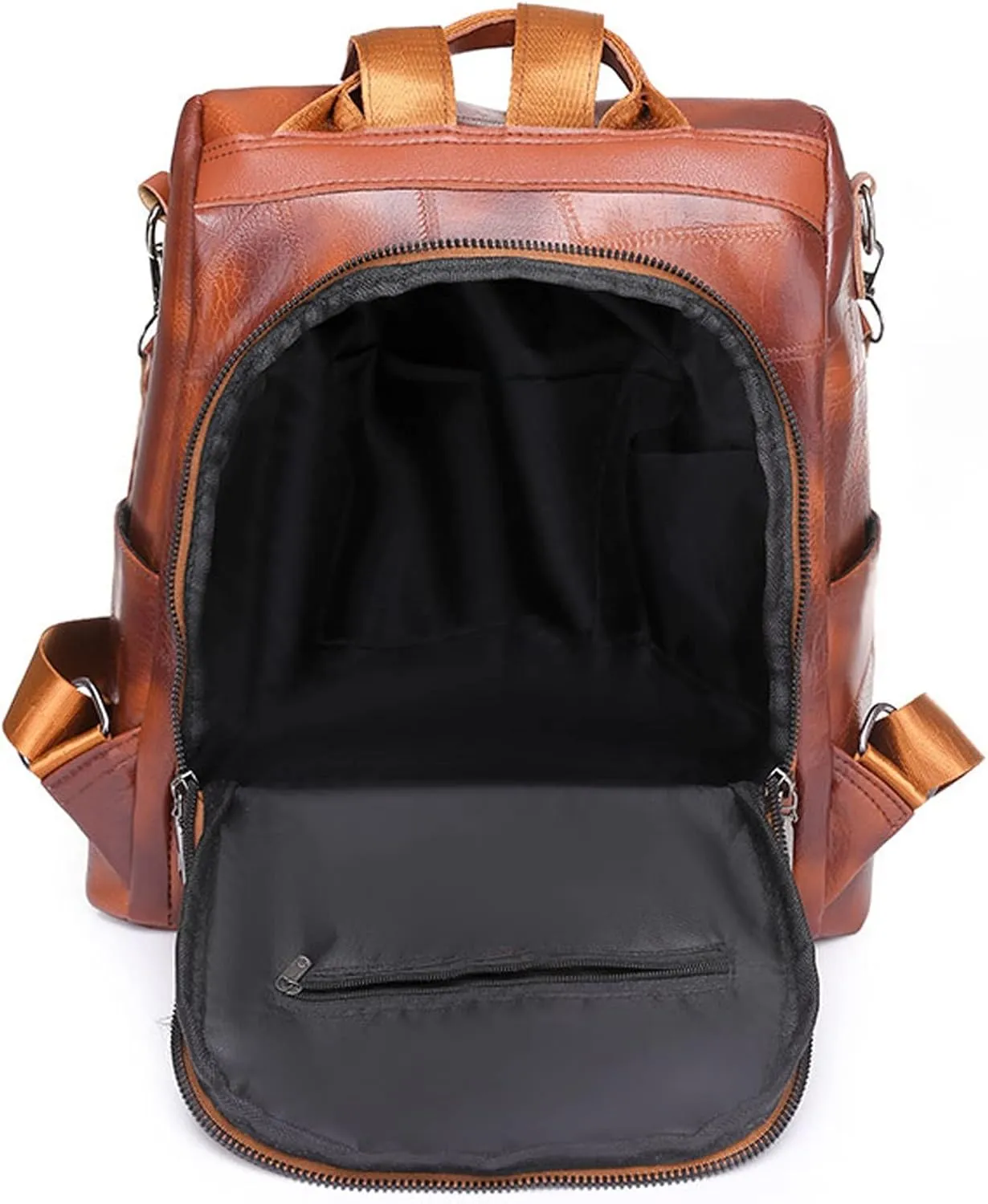 Mini Backpack Purse for Women Transparent Practical Large Capacity Zipper Backpacks Zipper Animal Print Rucksack