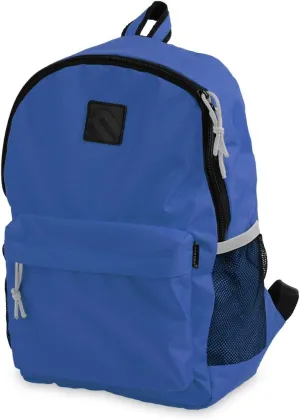 Mintra Office Backpack, Water-resistant Everyday Bag with Adjustable Straps, Unisex Backpack for Travel, College, Multi-Compartments with Secure Zippers, Blue, 15L Small, 10" W x 14.17" H