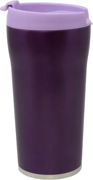 MIRA 12 oz Coffee Travel Mug - Stainless Steel Insulated Tumbler with Leak-Proof Lid - Hot & Cold Cup - Iris