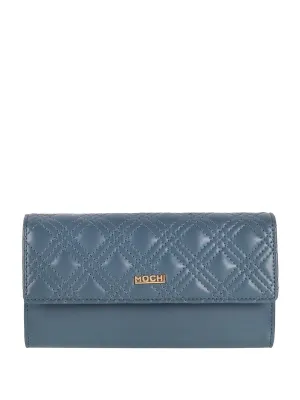 Mochi Women Textured PU Three Fold Wallet