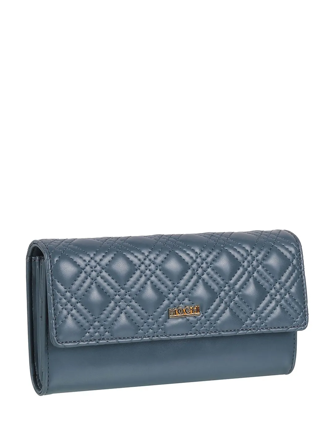 Mochi Women Textured PU Three Fold Wallet