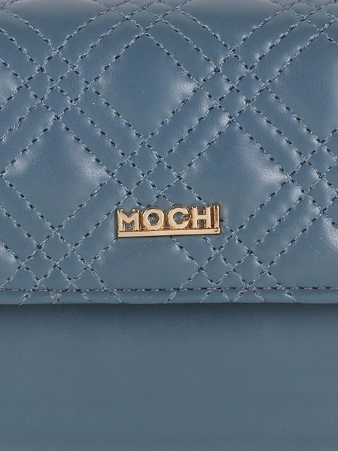 Mochi Women Textured PU Three Fold Wallet