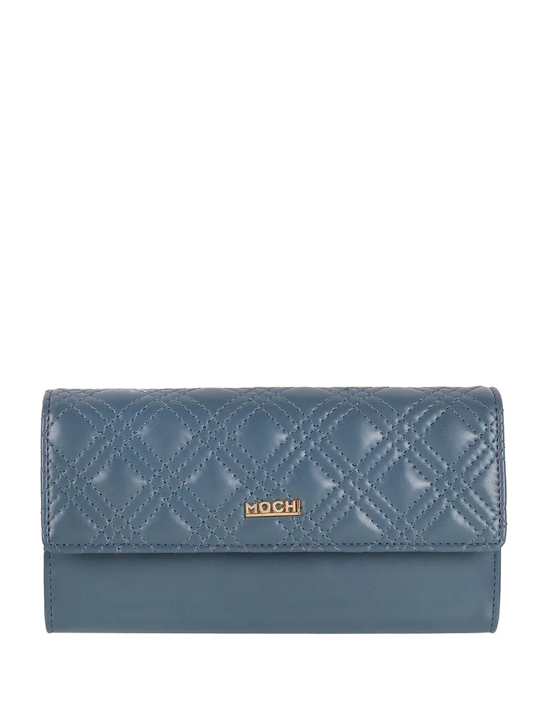Mochi Women Textured PU Three Fold Wallet