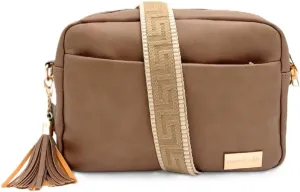 Modern Chic Alice Crossbody Bag: Vegan Leather Purse with Roomy Exterior/Interior Pockets, and Matching Womens Wallet