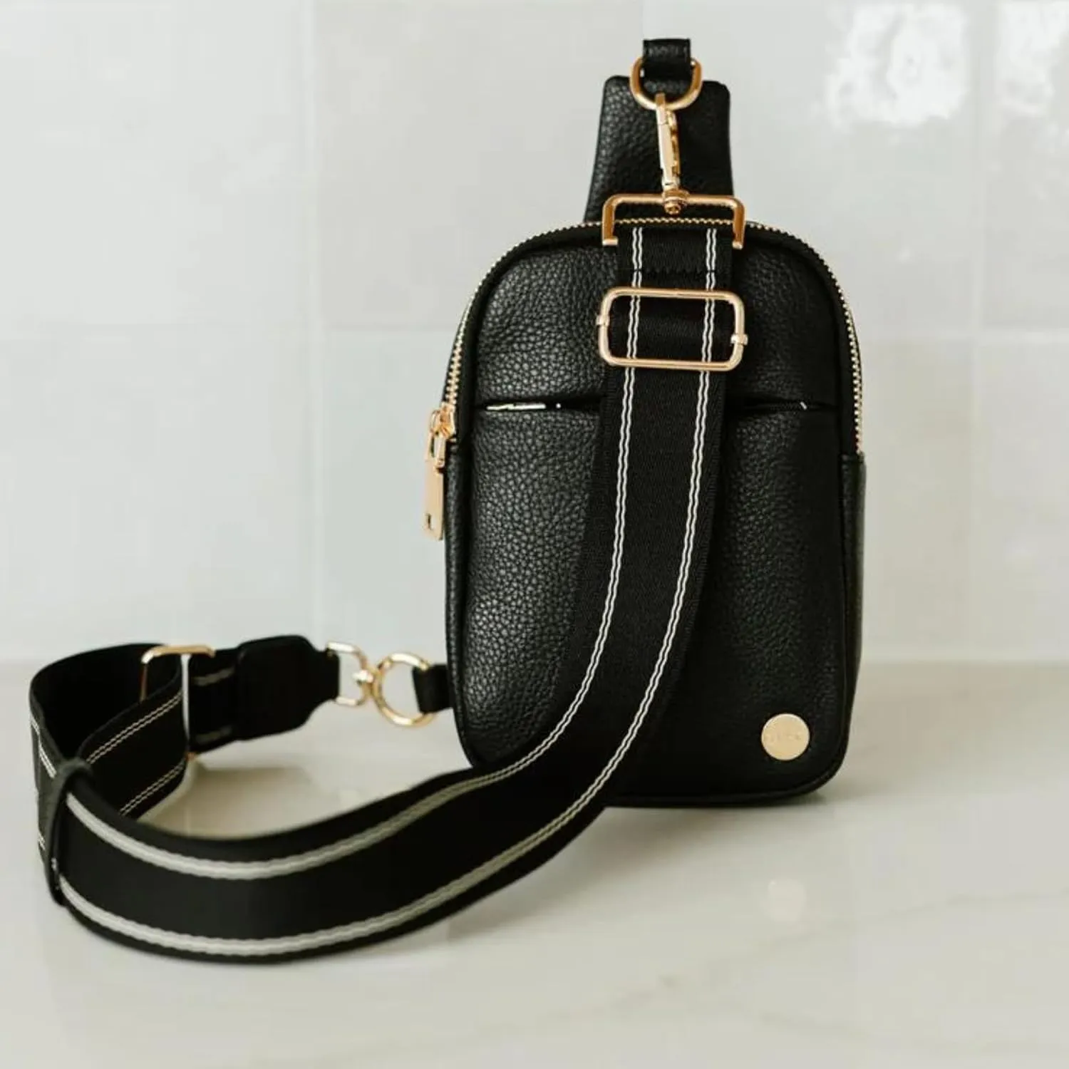 Modern Chic Crossbody Bags for Women - Bridget Sling Crossbody Purse, Vegan Leather Shoulder Sling Bag for Travel & Fashion
