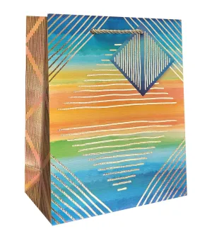Modern Ombre Medium Gift Bag