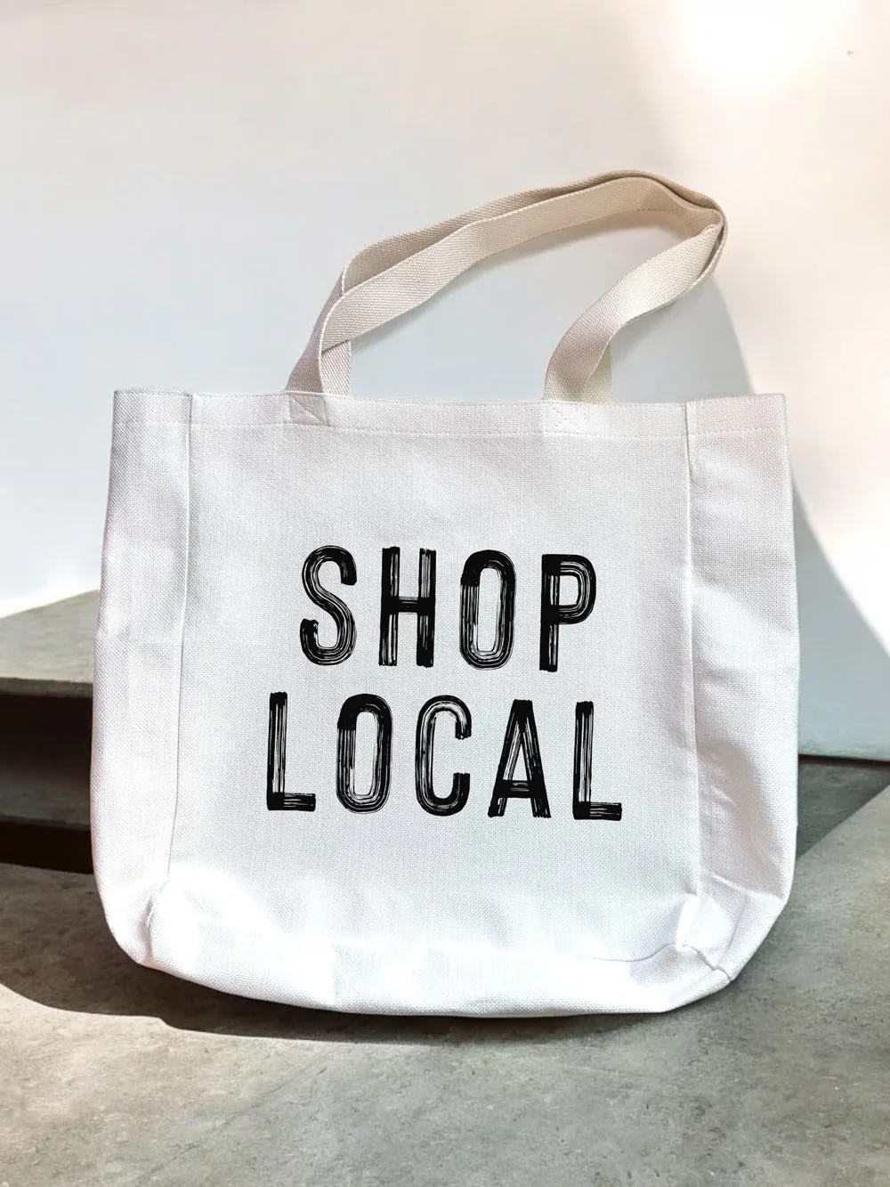 Modern Shop Local Tote Bag