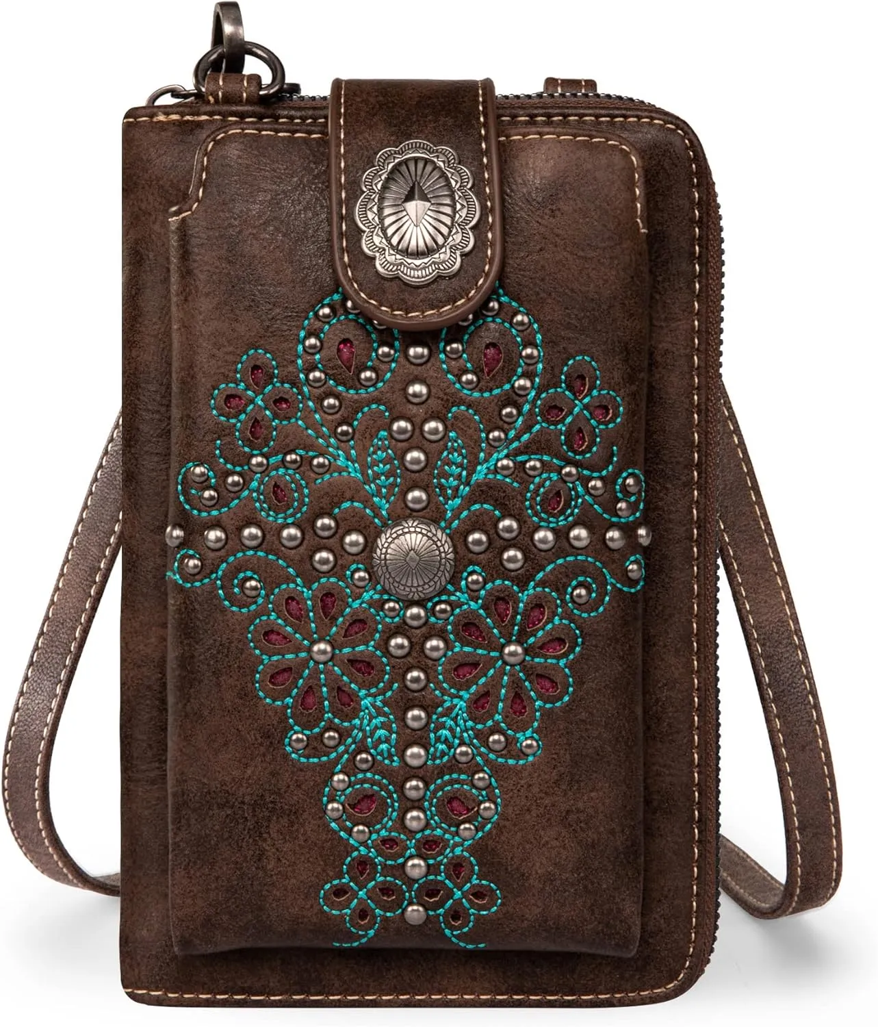 Montana West Small Crossbody Bags for Women Western Handbag with Cash Slots