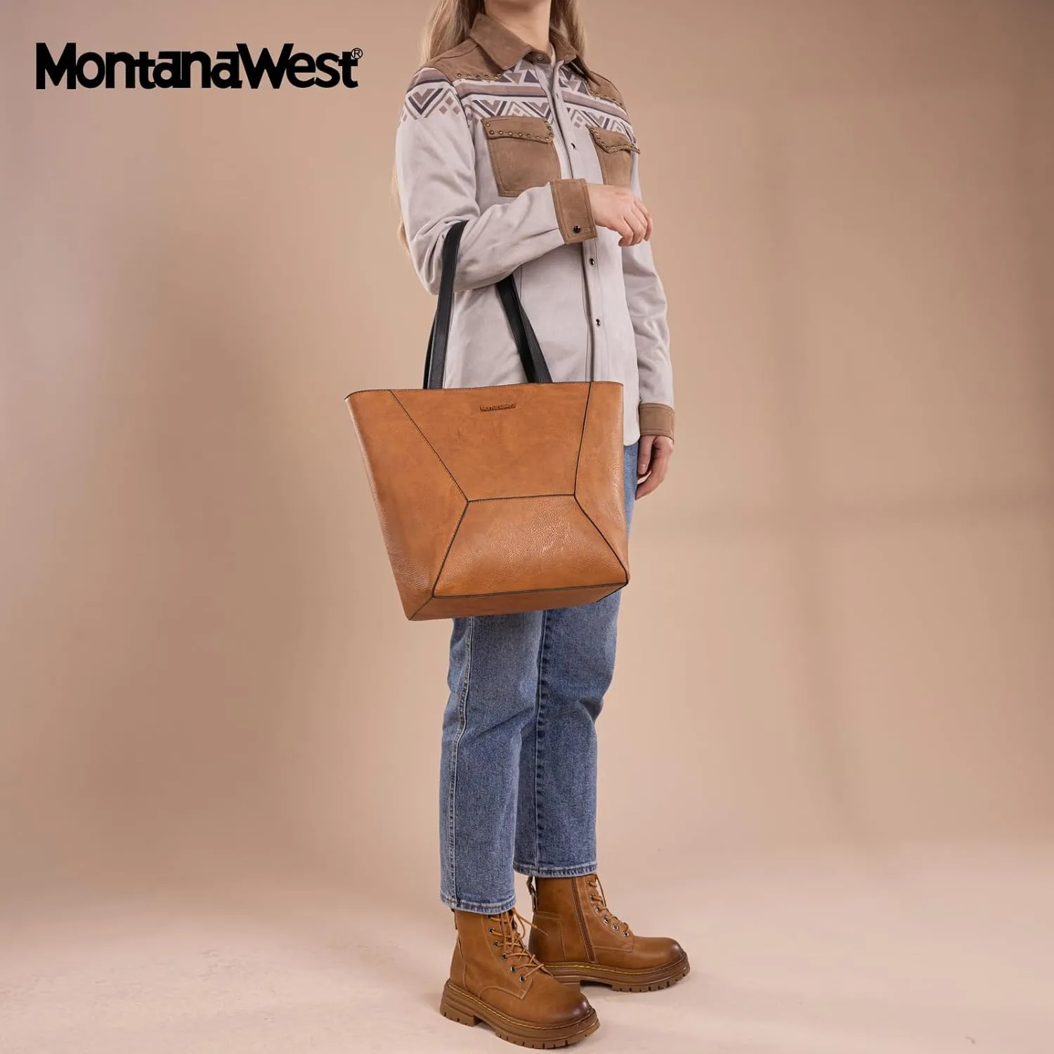 Montana West Tote Bag for Women Work Top Handle Handbags and Purses