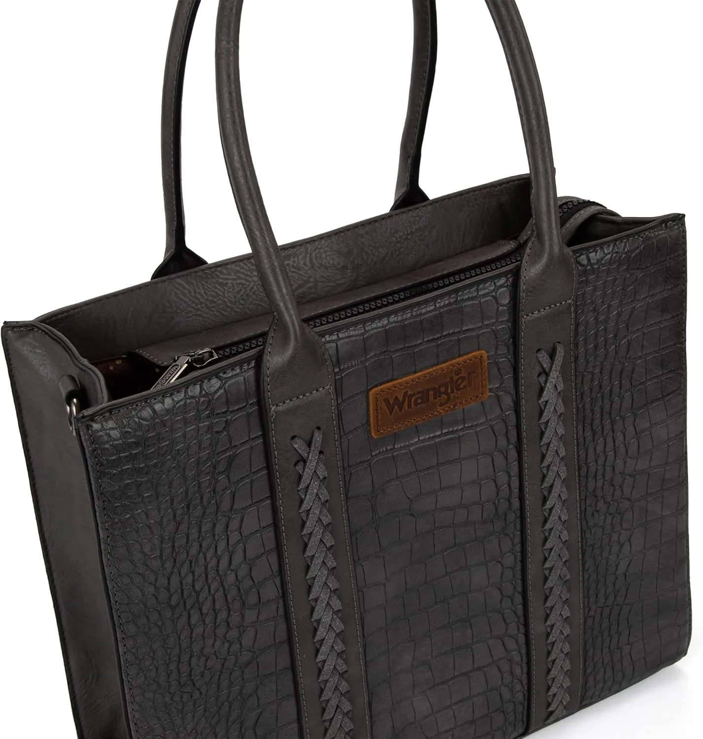 Montana West Wrangler Purse for Women Large Work Tote Bags with Strap Vintage Top-Handle Handbags