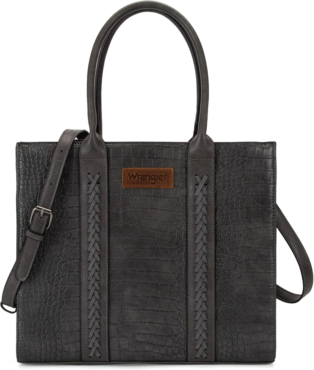 Montana West Wrangler Purse for Women Large Work Tote Bags with Strap Vintage Top-Handle Handbags