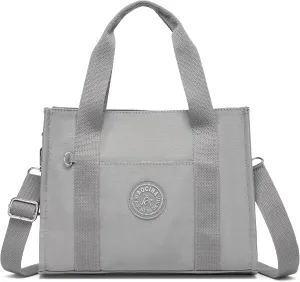 Multi-Pocket Tote Bag for Women with Zipper Lightweight Crossbody Shoulder Bag for Work Travel Nurse College Gift